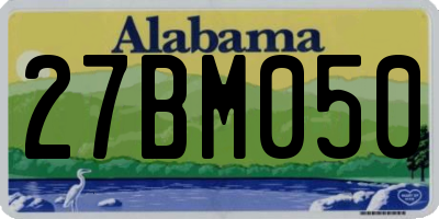 AL license plate 27BM050