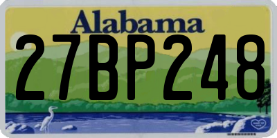AL license plate 27BP248