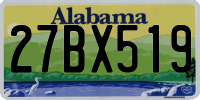 AL license plate 27BX519