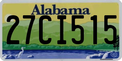 AL license plate 27CI515