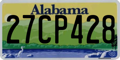 AL license plate 27CP428