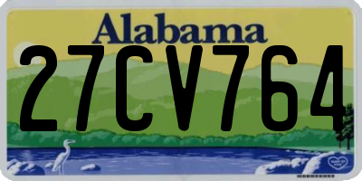 AL license plate 27CV764