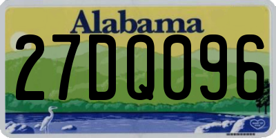 AL license plate 27DQ096