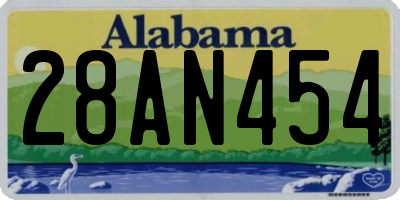 AL license plate 28AN454
