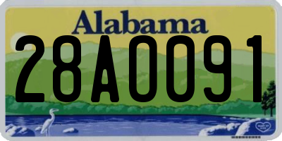 AL license plate 28AO091