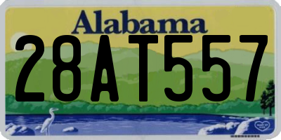 AL license plate 28AT557