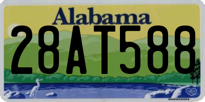AL license plate 28AT588