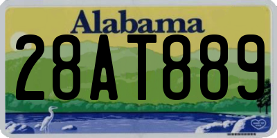 AL license plate 28AT889