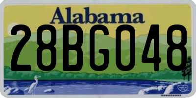 AL license plate 28BG048