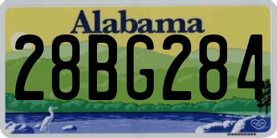 AL license plate 28BG284