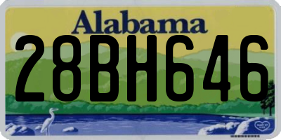AL license plate 28BH646