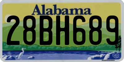 AL license plate 28BH689