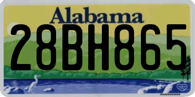 AL license plate 28BH865