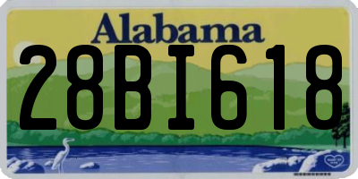 AL license plate 28BI618