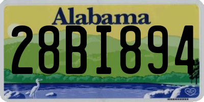 AL license plate 28BI894
