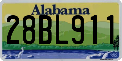 AL license plate 28BL911