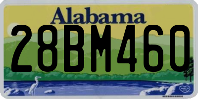 AL license plate 28BM460