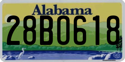 AL license plate 28BO618