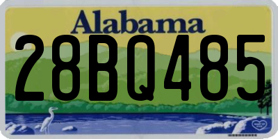 AL license plate 28BQ485
