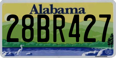 AL license plate 28BR427