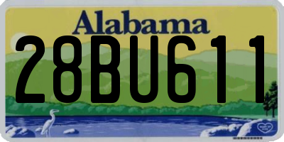 AL license plate 28BU611
