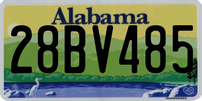 AL license plate 28BV485