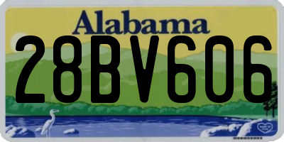 AL license plate 28BV606