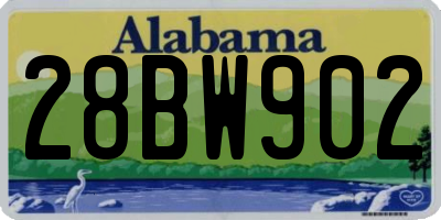 AL license plate 28BW902