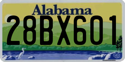 AL license plate 28BX601