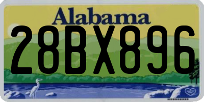 AL license plate 28BX896