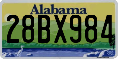 AL license plate 28BX984