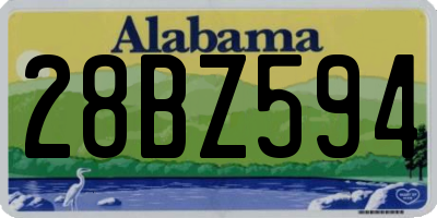 AL license plate 28BZ594