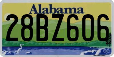 AL license plate 28BZ606