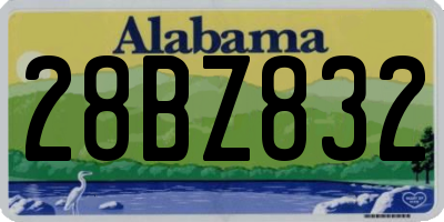 AL license plate 28BZ832