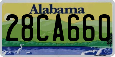 AL license plate 28CA660