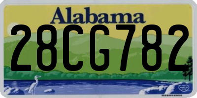 AL license plate 28CG782