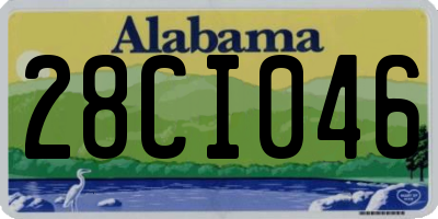 AL license plate 28CI046