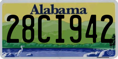 AL license plate 28CI942