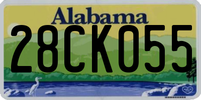 AL license plate 28CK055