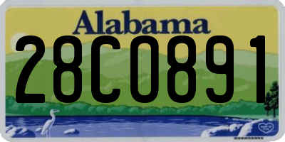 AL license plate 28CO891