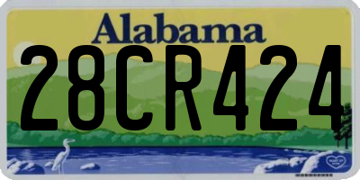 AL license plate 28CR424