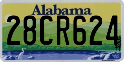 AL license plate 28CR624