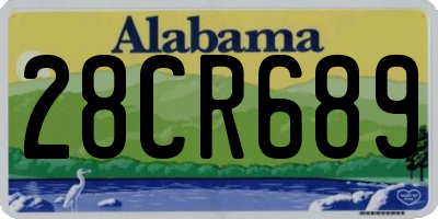 AL license plate 28CR689