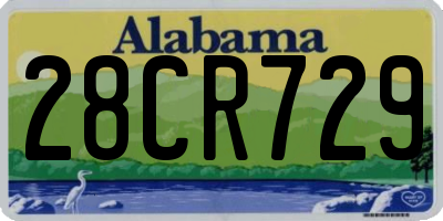 AL license plate 28CR729