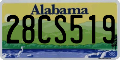 AL license plate 28CS519