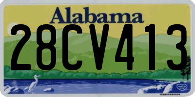 AL license plate 28CV413