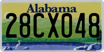 AL license plate 28CX048