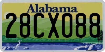 AL license plate 28CX088