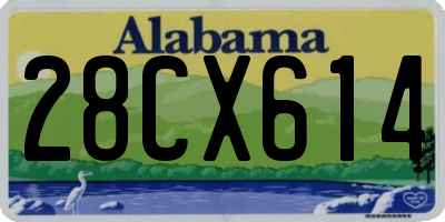AL license plate 28CX614