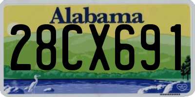 AL license plate 28CX691